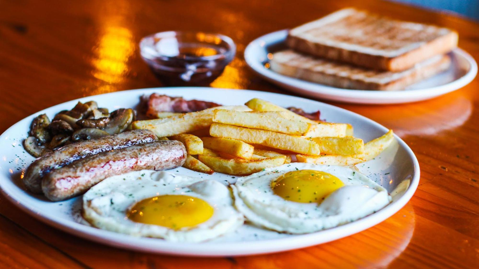 Never At Home Green Point Fokváros Kültér fotó A cooked breakfast