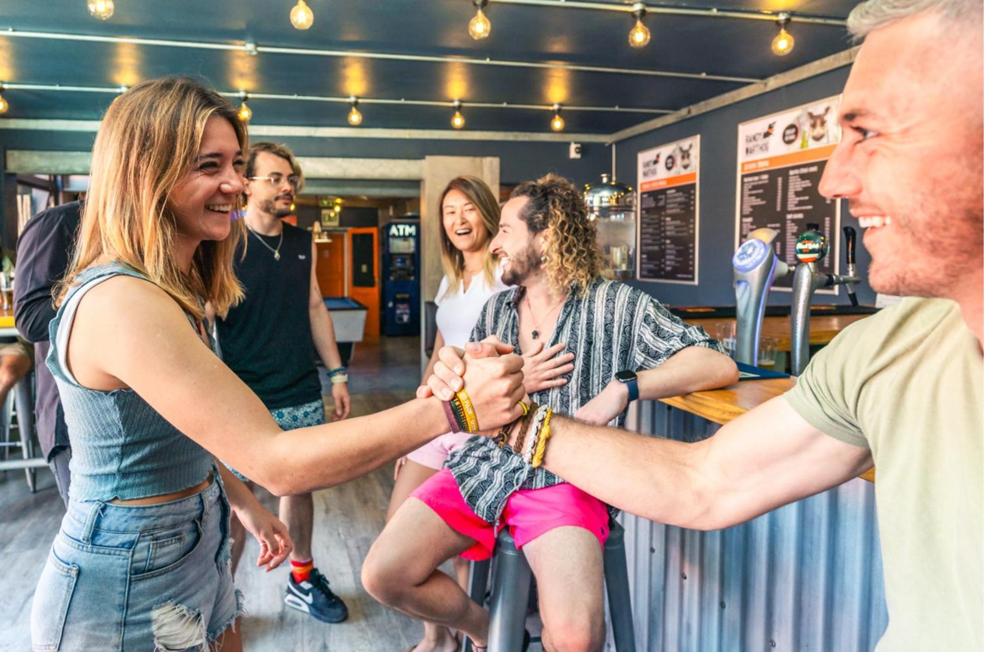 Never At Home Green Point Fokváros Kültér fotó The bar at the 2019 edition of the festival